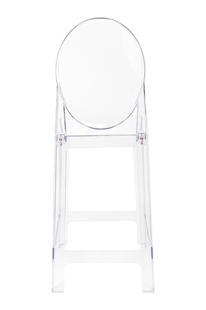 Krzesło barowe VICTORIA 65 cm transparentne