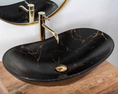 UMYWALKA ROYAL MARBLE BLACK  MATT - NABLATOWA