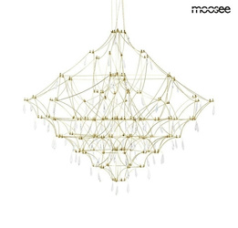 MOOSEE lampa wisząca CONSTELATION 100 GOLD - LED, stal szczotkowana
