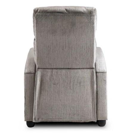 Fotel DANNY Szary Welurowy