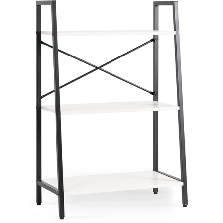 Regał VIOR Biały/Czarny