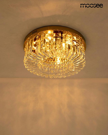 MOOSEE lampa sufitowa / plafon BALUNA 50  złota