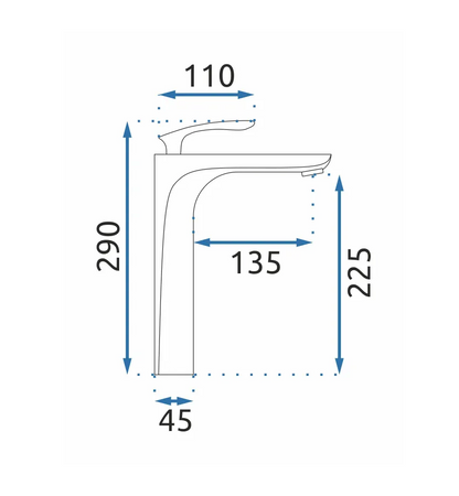 BATERIA UMYWALKOWA JS-B215-1  ORBIT CHROM WYSOKA