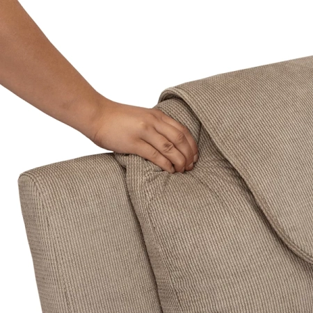 Fotel Masujący z Funkcją Wstawania FENIX Beżowy