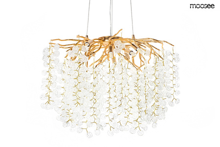 MOOSEE lampa wisząca RIVIERA 80 złota /   clear