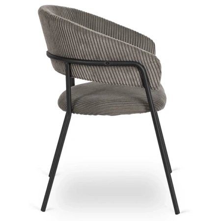 Krzesło TINKA Szare Sztruksowe