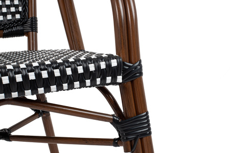 Krzesło ogrodowe CAFE PARIS ARM brązowe   rattan