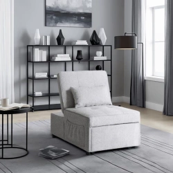 Fotel IBERIS 67 cm Szary