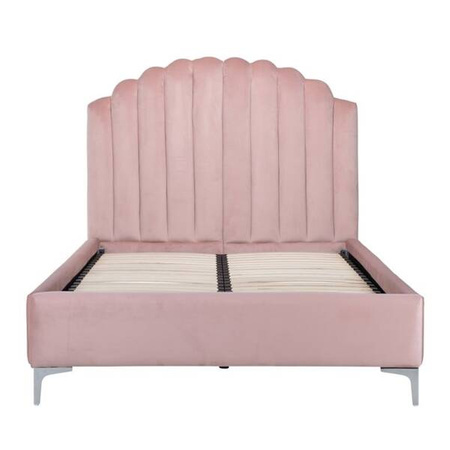 RICHMOND łóżko BELMOND 120x200 różowe - welur