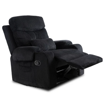 Fotel TORRES Czarny Sztruksowy