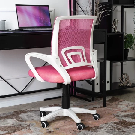 Fotel Obrotowy NATE Różowy