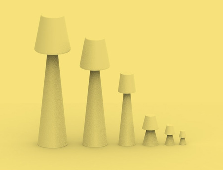 NEW GARDEN lampa podłogowa LOLA 110  BATTERY biała