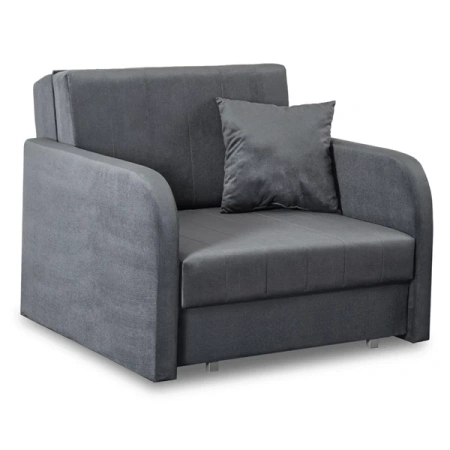 Fotel Do Spania Jednoosobowy VERO Szary