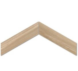 Emil Ceramica Elegant Sleek Wood Chevron Beige 11x54