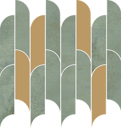 Tubądzin Tissue Green Mozaika 27,2x29,8