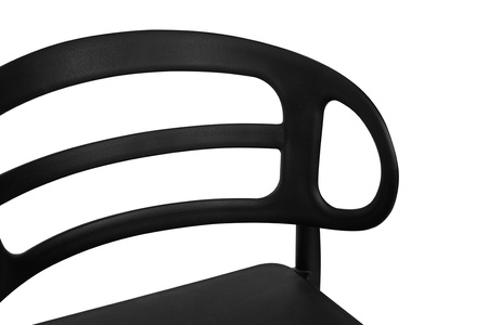 Krzesło MARCUS czarne - polipropylen