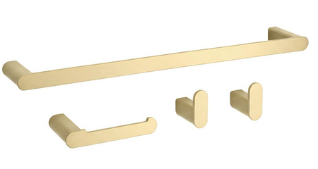 KOMPLET WIESZAKÓW ŁAZIENKOWYCH MATI BRUSH GOLD