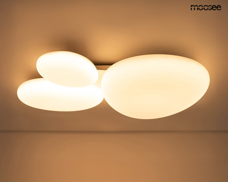 MOOSEE lampa sufitowa / plafon CLOUD 3    biała