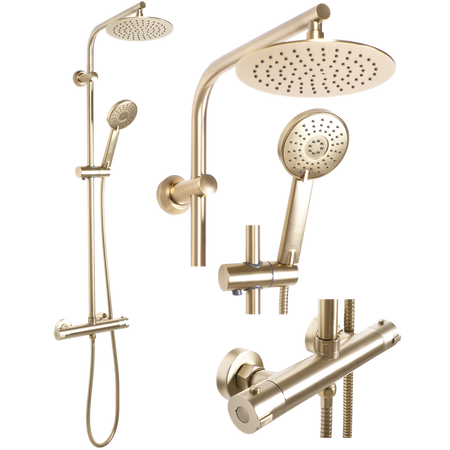 ZESTAW NATRYSKOWY BLISS ZŁOTY SZCZO TERMOSTAT