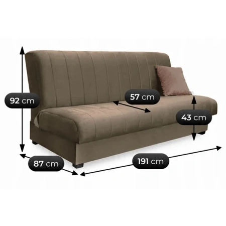 Sofa SIGMA Beżowa