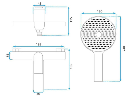 BATERIA WANNOWA AVALON CHROM