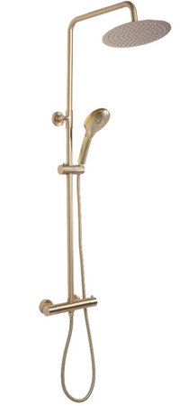 ZESTAW NATRYSKOWY VINCENT ZLOTY SZCZOTKOWANY TERMO