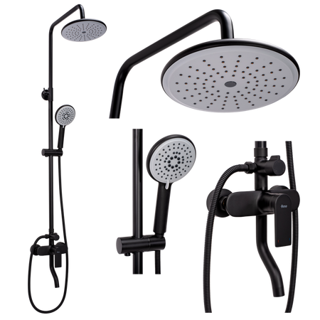 ZESTAW NATRYSKOWY VERSO CZARNY