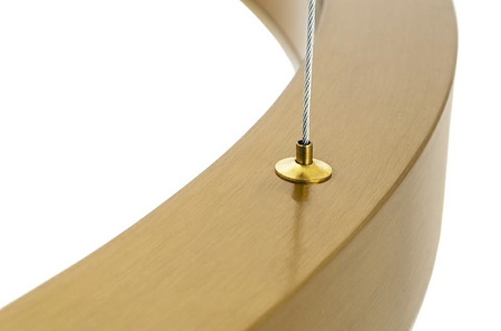 MOOSEE lampa wisząca RING 60 + 80 + 80    złota na jednej podsufitce