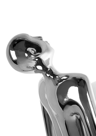 MOOSEE lampa podłogowa HUMAN SILVER       PREMIUM