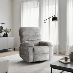 Fotel Masujący BRUCE Rozkładany Szary