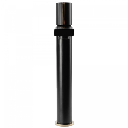 BATERIA UMYWALKOWA ICON CZARNA/ZŁOTA WYSOKA