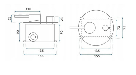 ZESTAW NATRYSKOWY JS-622711BRG ARGON MIEDŹ SZCZOTK