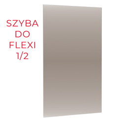 ŚCIANKA PRYSZNICOWA FLEXI 80 cm BROWN 1/2