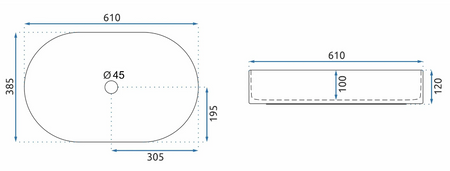 UMYWALKA NADIA 60 SAND MATT - NABLATOWA