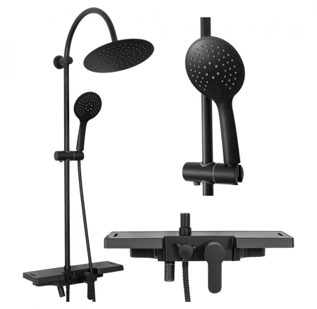 ZESTAW NATRYSKOWY VIGO CZARNY