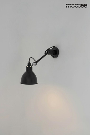 MOOSEE lampa ścienna FRANK czarna