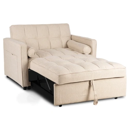 Fotel Rozkładany CORRA Beżowy