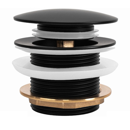 KOREK UNIWERSALNY DO WANNY CZARNY