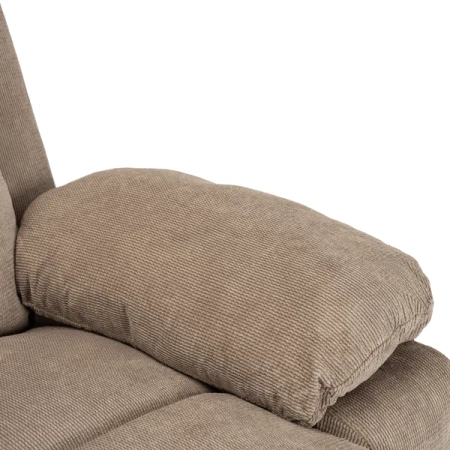 Fotel Masujący z Funkcją Wstawania FENIX Beżowy