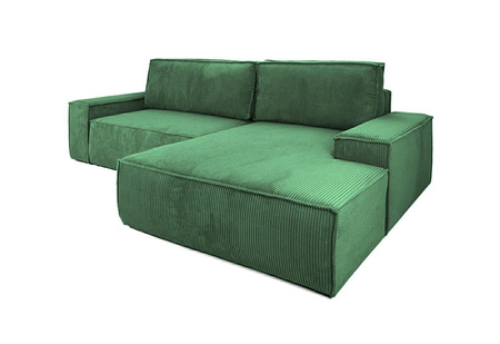 Narożnik PILLOW M prawy z funkcją spania  zielony