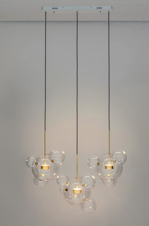 MOOSEE lampa wisząca CAPRI LINE 3 złota