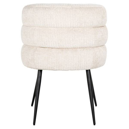 RICHMOND krzesło STELLA jasnobeżowe - trudnopalne