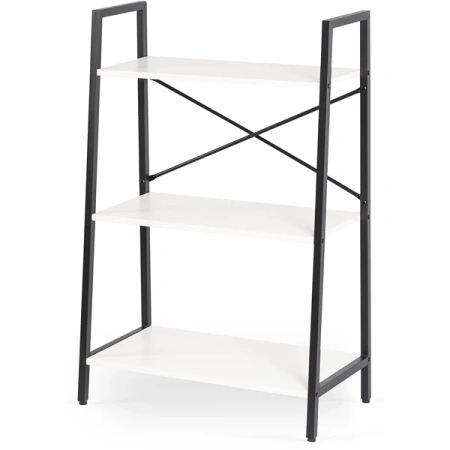 Regał VIOR Biały/Czarny