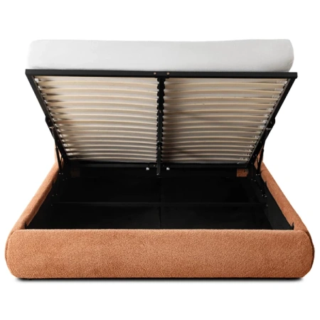 Łóżko 160x200 ROSSO Rude Boucle Z Pojemnikiem