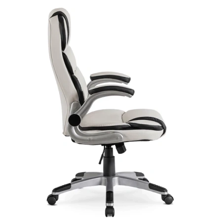 Fotel Obrotowy LIVERPOOL Biały Ekoskóra