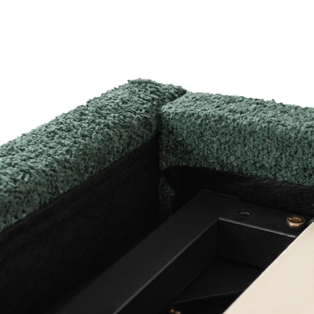 Łóżko 160x200 BRISTOL Zielone Z Pojemnikiem