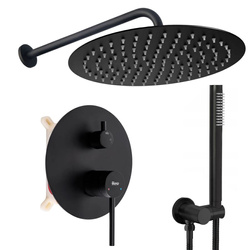 ZESTAW PODTYNKOWY JS-7029B FOSS CLIF CZARNY