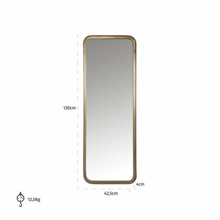 RICHMOND lustro ścienne LIAM - szczotkowane złoto