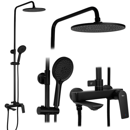 ZESTAW NATRYSKOWY AVALON CZARNY