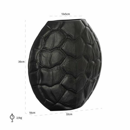 RICHMOND wazon INES czarny